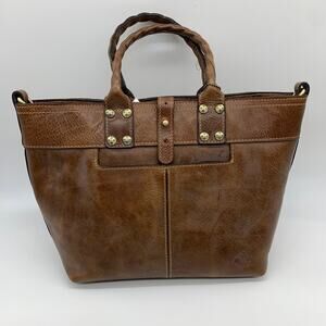 Patricia Nash Leather Handbags Analia Top Handle with Crossbody Strap